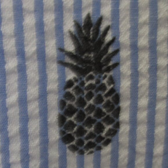 Molokai Mens S/S Blue Cotton Seersucker Button-down Casual Shirt - Size XL Short - Picture 2 of 3